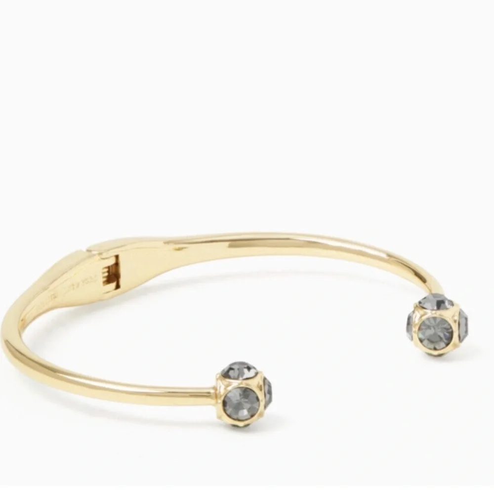 Kate spade New York Lady Marmalade Crystal open cuff hinged bangle